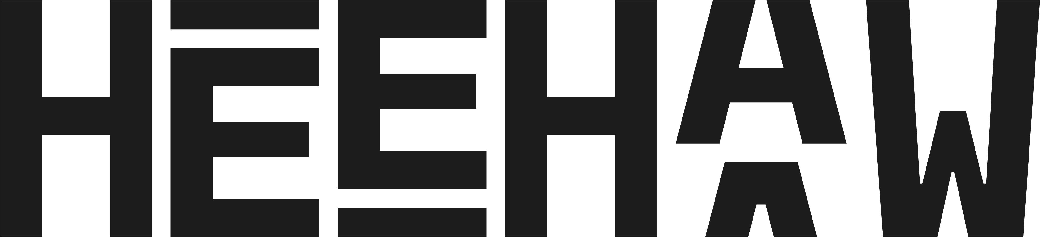 Heehaw - Logo - Off Black (1)