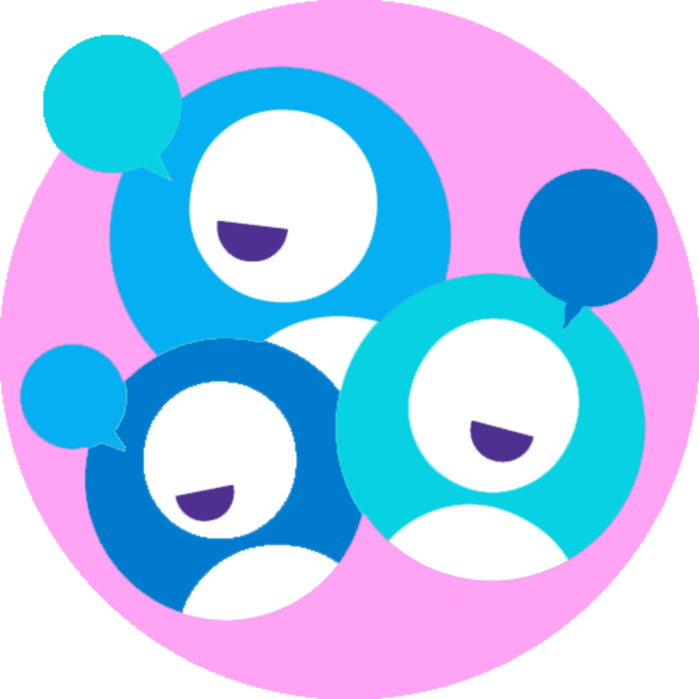 Talking icon